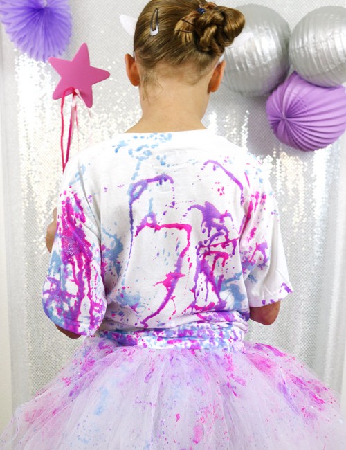 after paint fight unicorn party