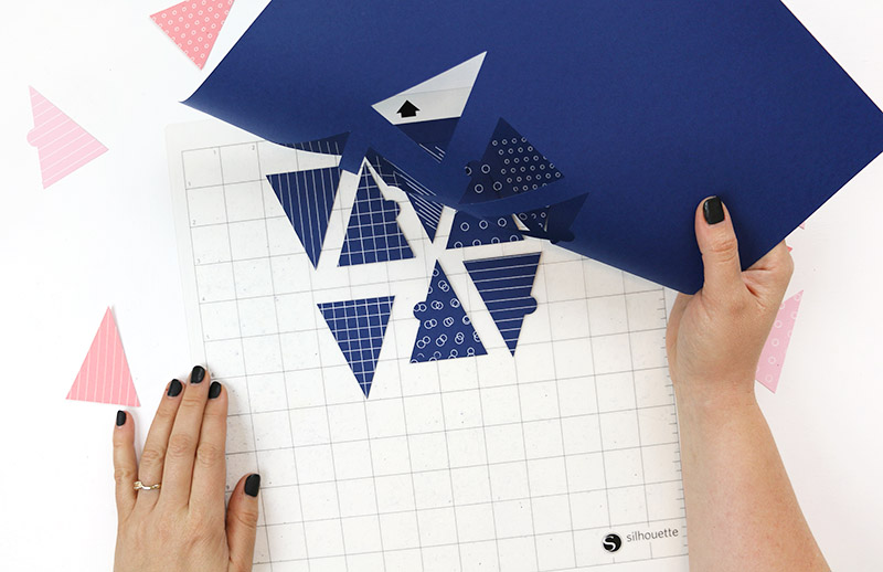 cut box fronts for silhouette advent calendar