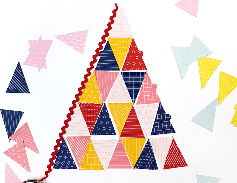 layout for box fronts for silhouette advent calendar
