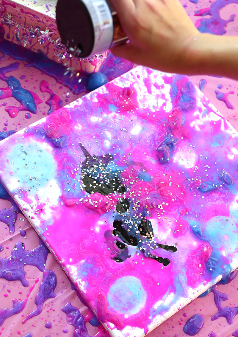 sprinkle on glitter gobies unicorn art