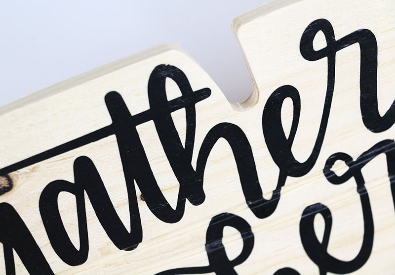 gather here sign detail