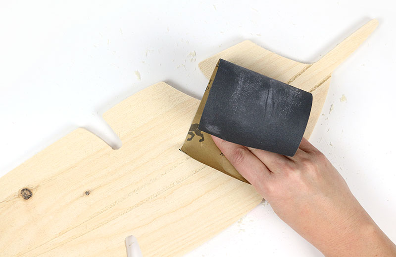 sanding diy gather wood sign