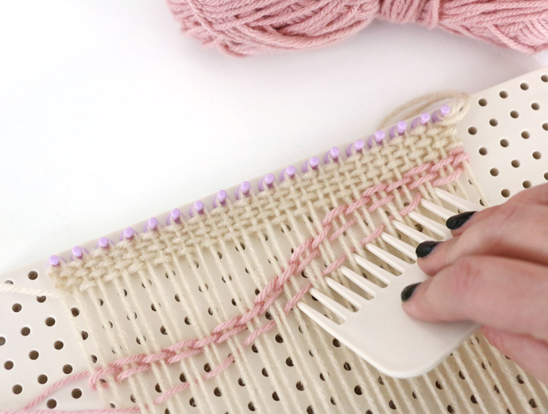 curve rows diy woven bag