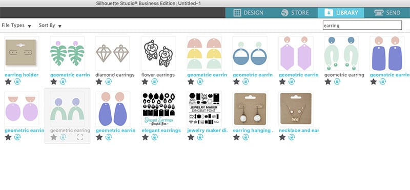 design store earring designs