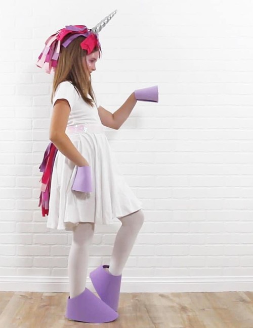 easy no sew unicorn kids costume