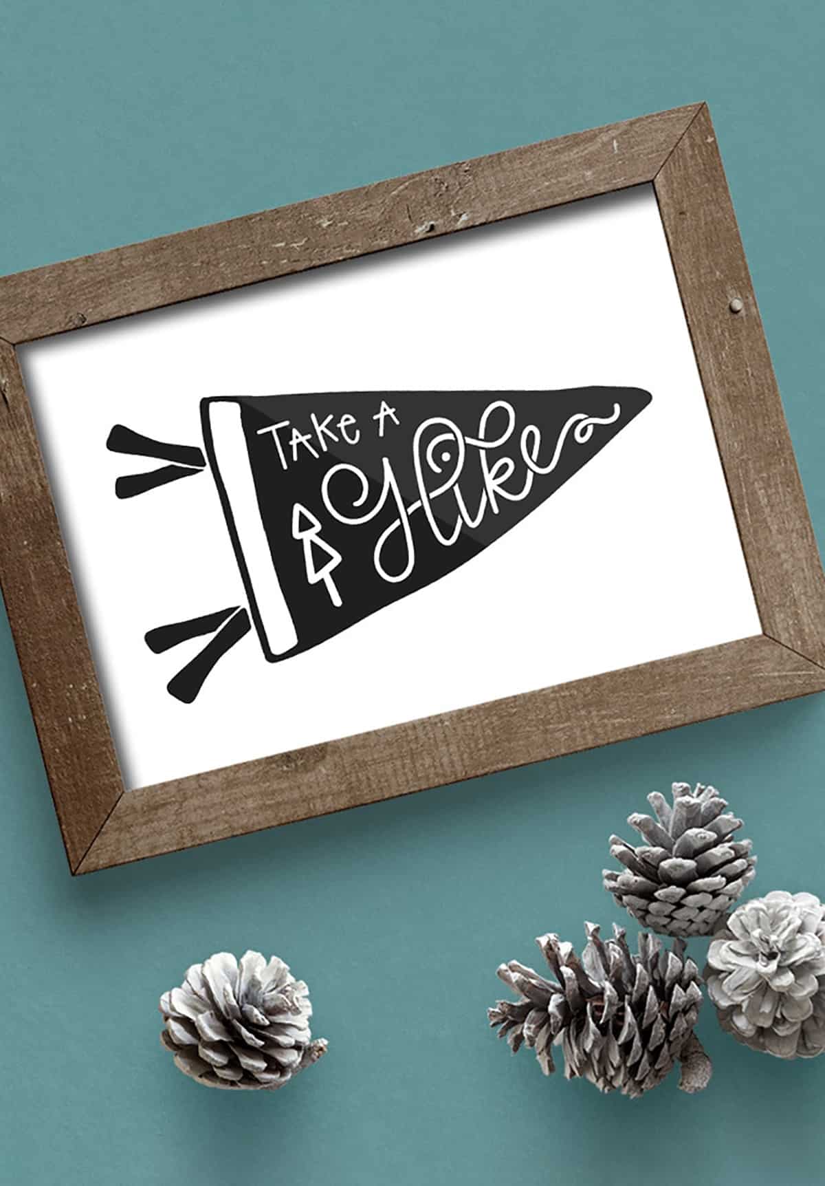 take a hike svg design art project