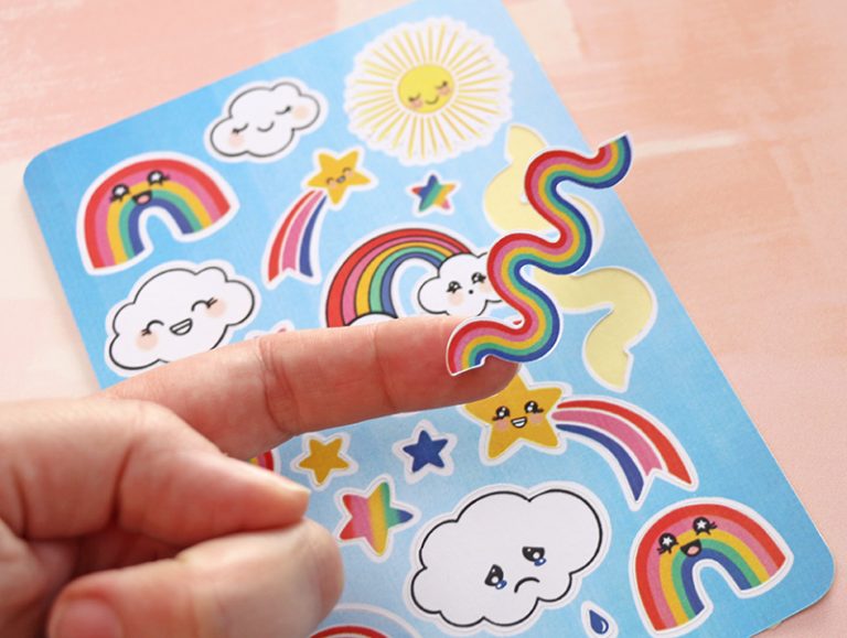 Free Printable Rainbow Sticker Sheets Persia Lou