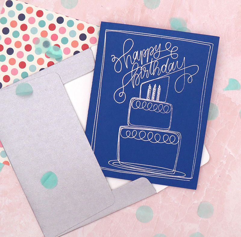 Super Easy Cut Collage Birthday Cards