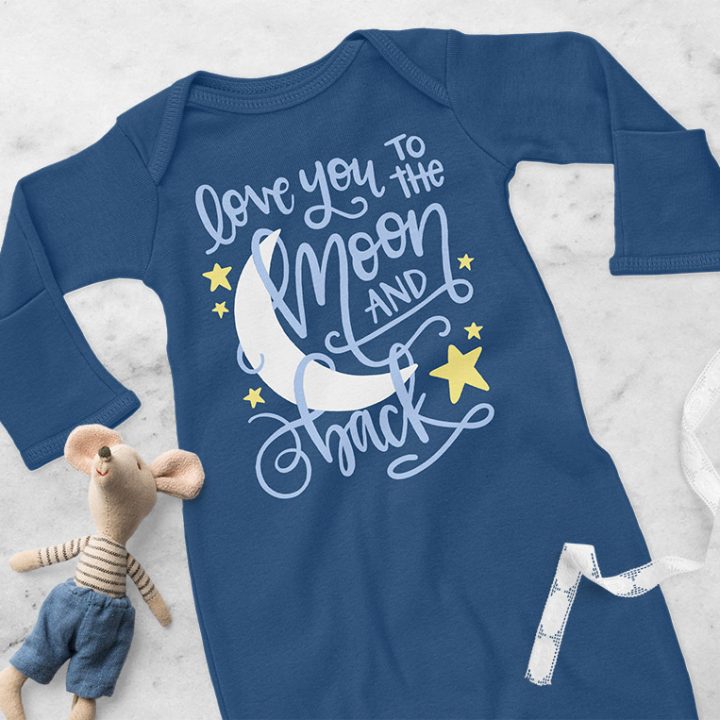 Image for Love You to The Moon and Back SVG from Persia Lou