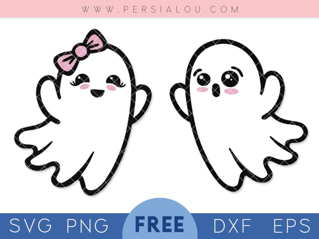 cute ghosts svg free
