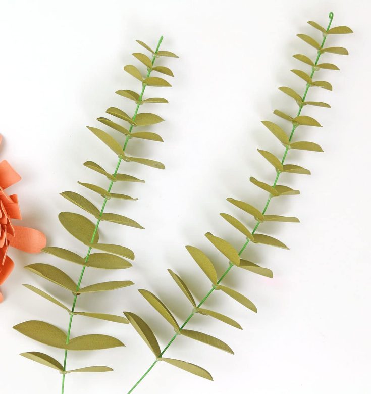 diy paper eucalyptus