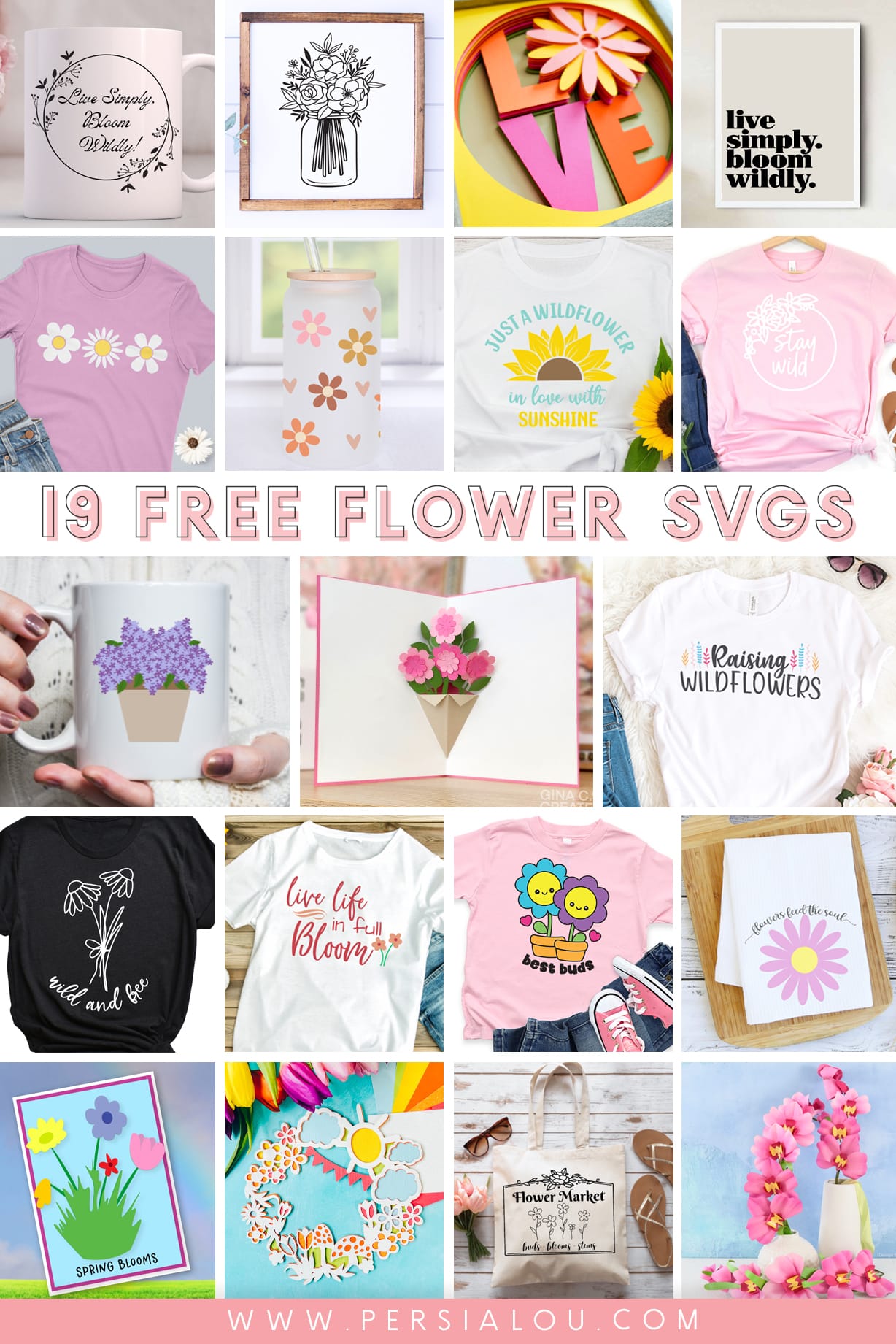19 free flower svg projects