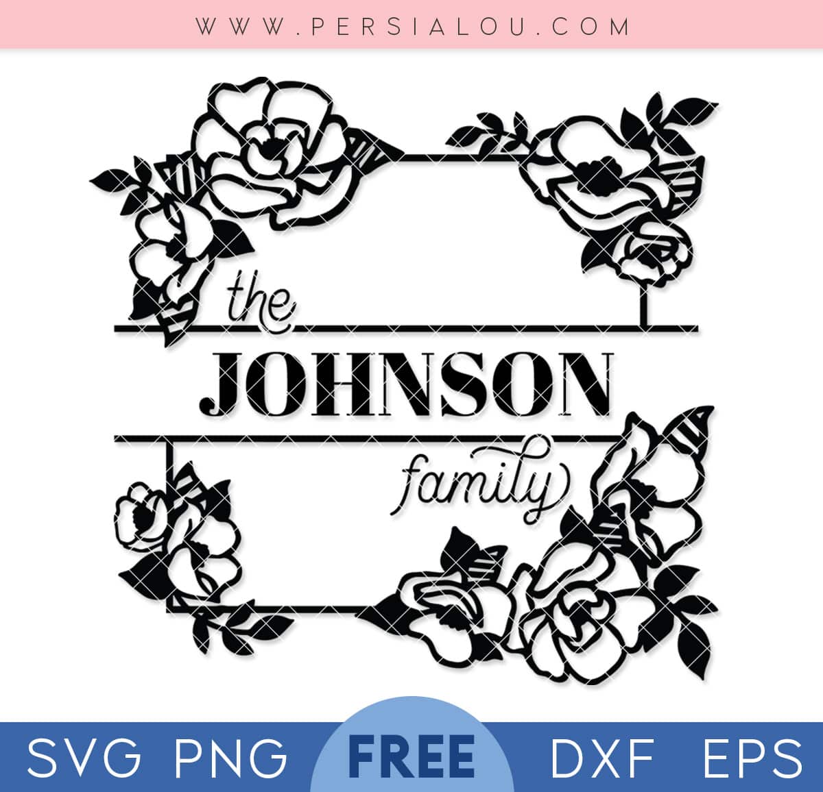 family monogram svg free