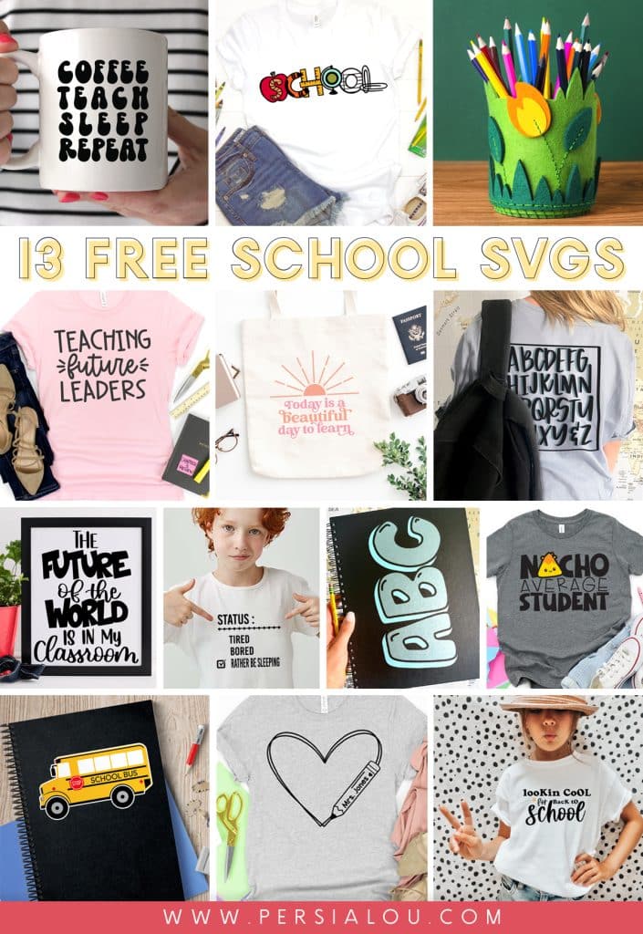free back to school svgs