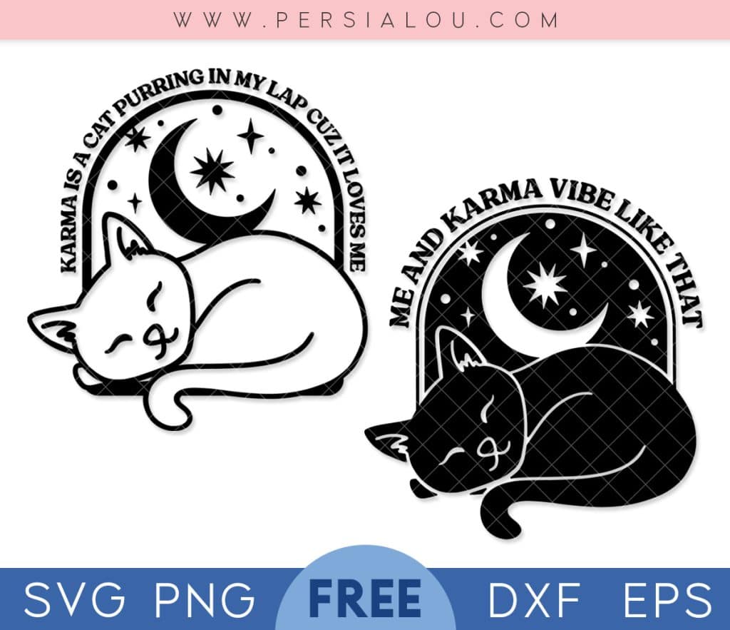 free karma is a cat svg and me and karma vibe like that svg