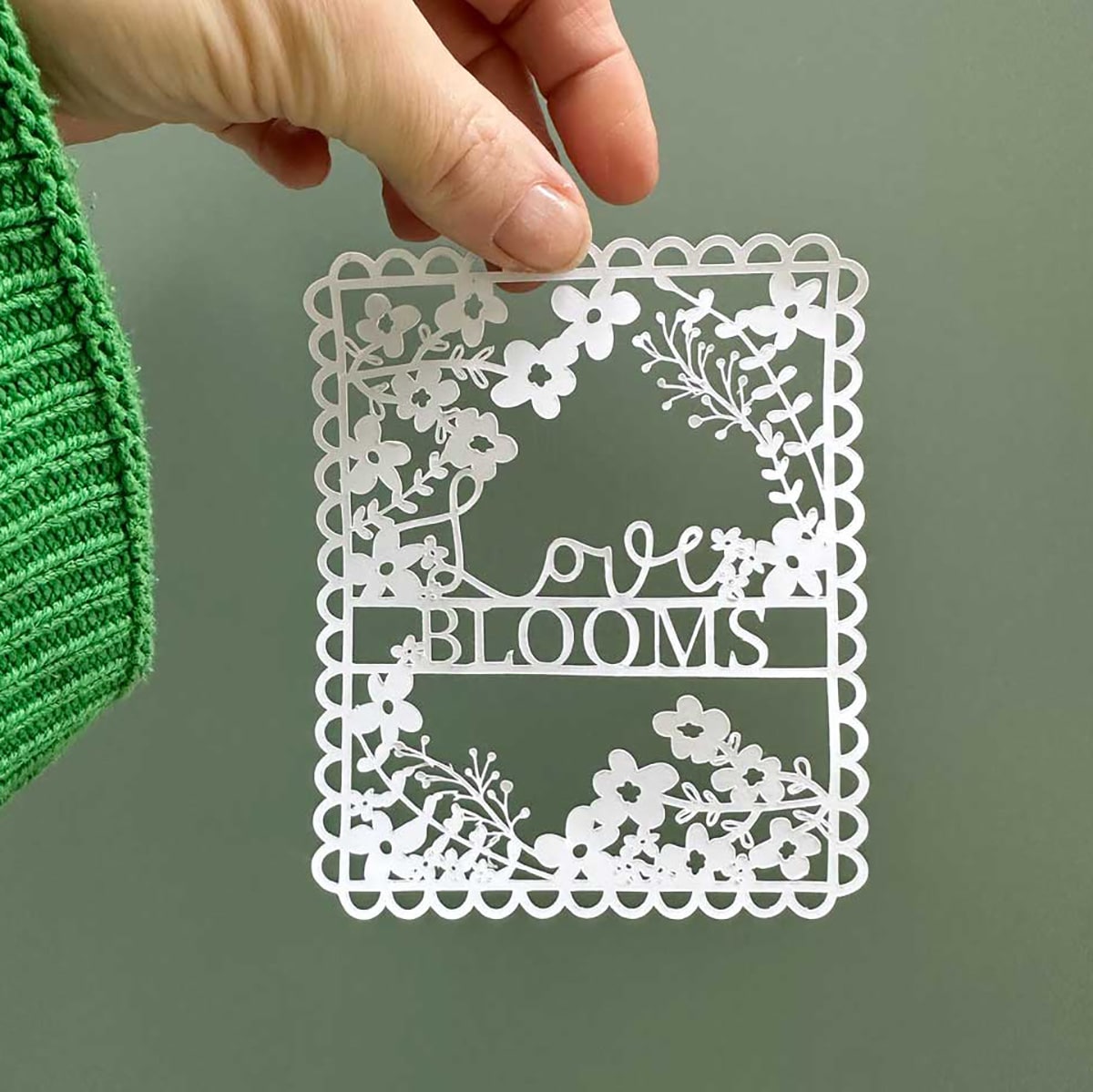 Image for Love Blooms Papercut