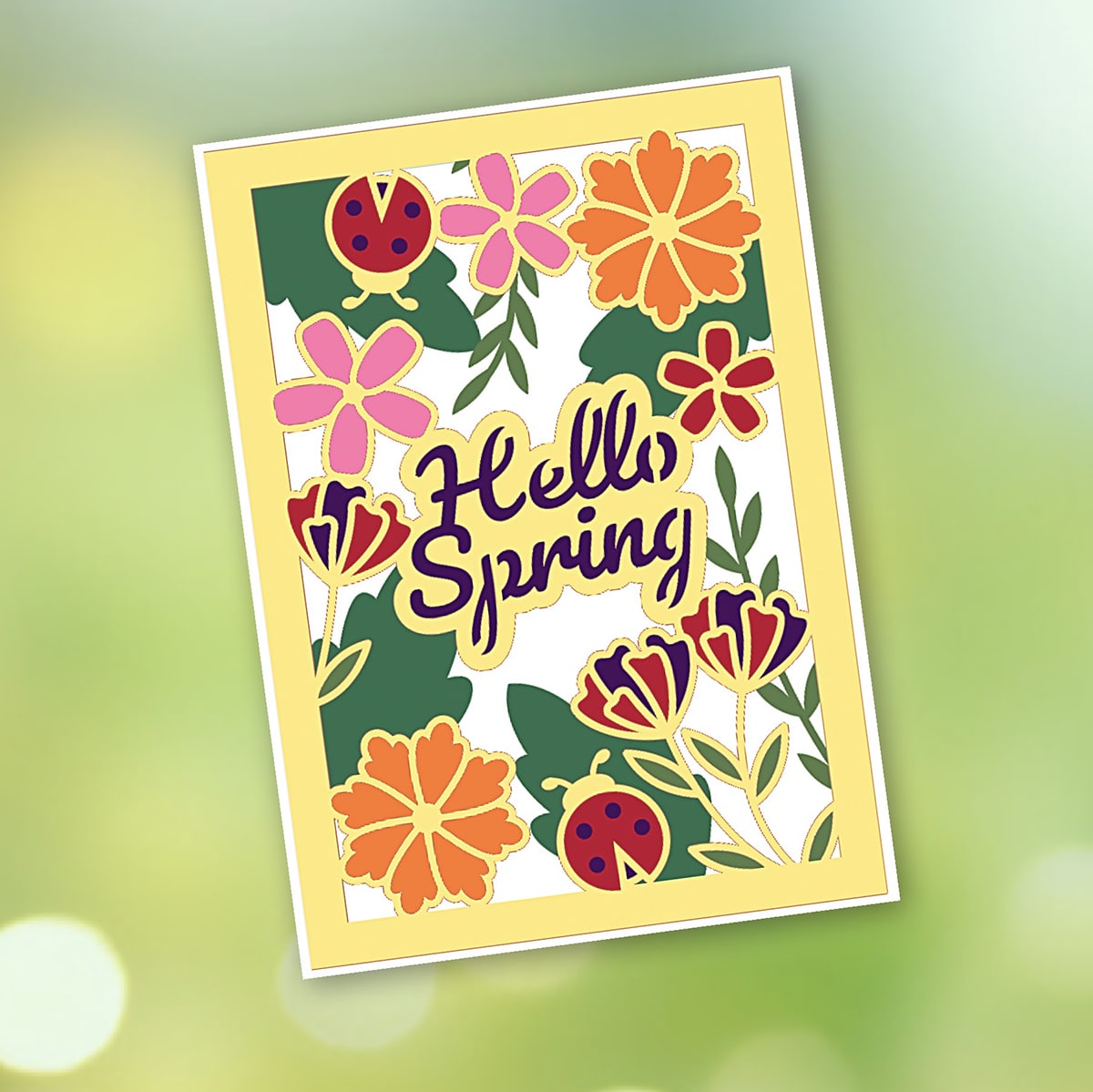 Image for Hello Spring Layered Card