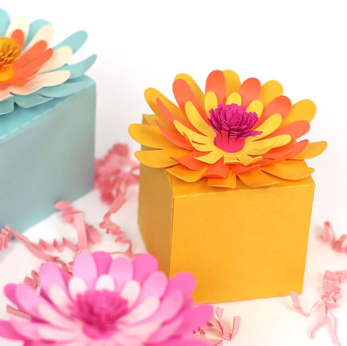 Image for Flower Gift Box SVG